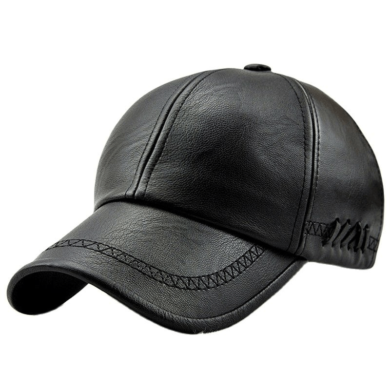 pu leather baseball cap men s adjustable pu Temu Canada