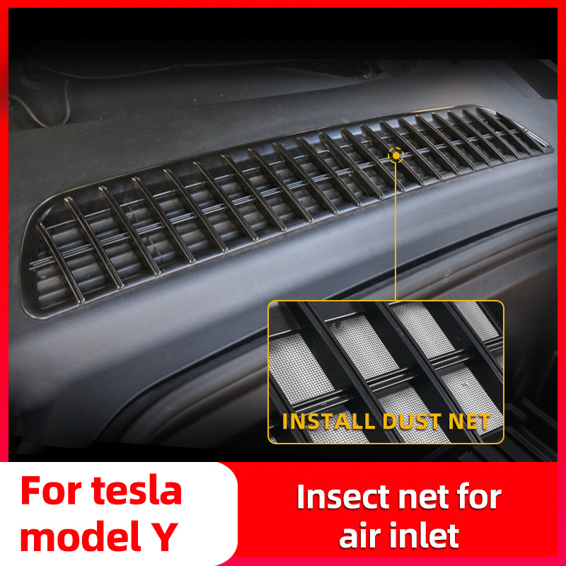 Luftfilter Lufteinlassabdeckung Insektenschutznetz für Tesla Model Y  Zubehör