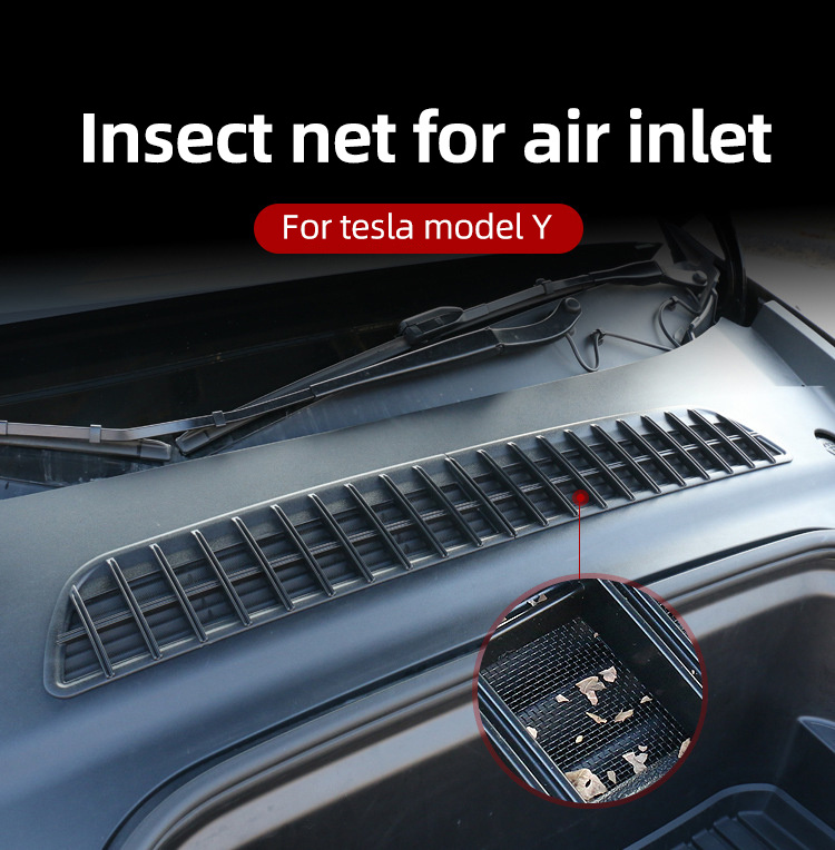 Insektensichere Lufteinlassschutzabdeckung Für Model Y Airin Insert Net  Vent Intake Grill Filter Autozubehör, Kaufen Sie Die Neuesten Trends