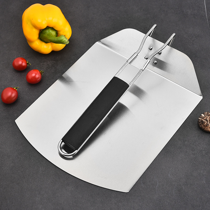 Metal Pizza Shovel Oven Accessories with Folding Handle Tools Cake  Placement Pizza Paddle Pizza Spatula for