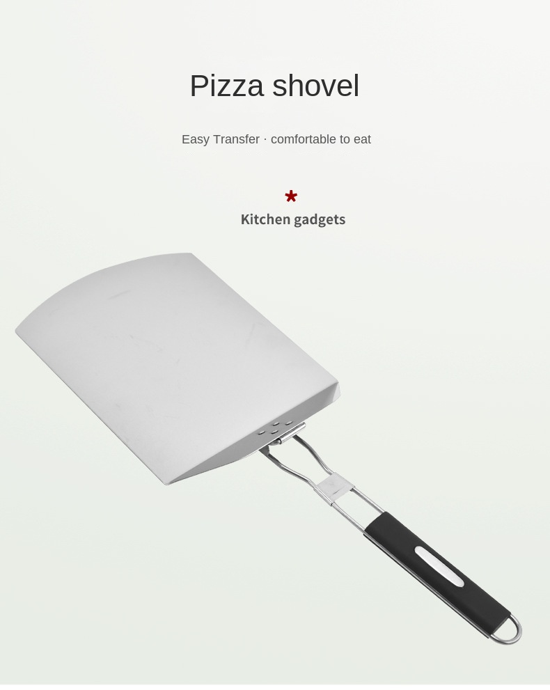 Metal Pizza Shovel Oven Accessories with Folding Handle Tools Cake  Placement Pizza Paddle Pizza Spatula for