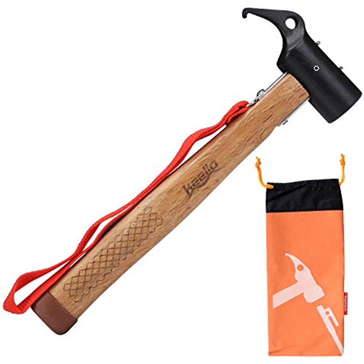 Durable Rubber Mallet Hammer With Wood Handle - Temu