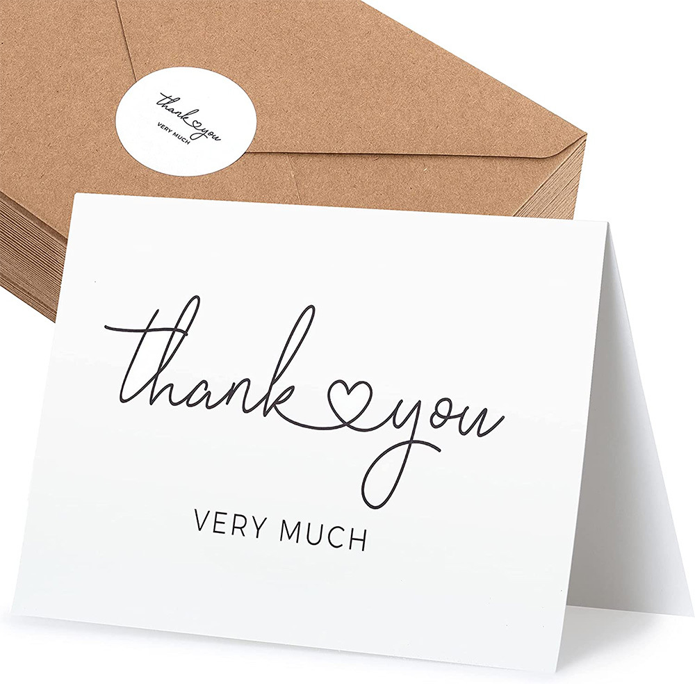 Thank Cards Envelopes Beyond Grateful 3.5x5 Wedding Thank - Temu