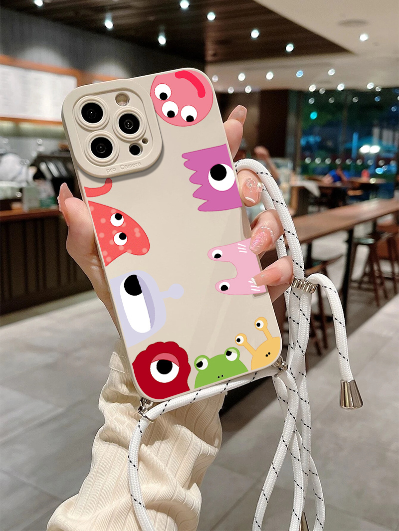 monster phone case lanyard iphone 14 13 12 11 pro max xs max - Temu Morocco