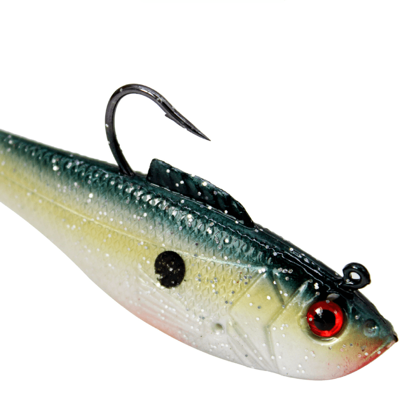 Paddle Tail Swimbait Soft Bionic Bait With Aluminum Foil For - Temu Canada