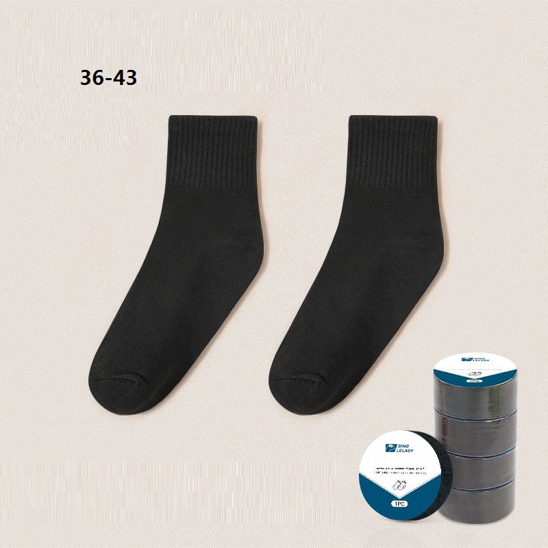 Swadhin Disposable Breathable Socks Compression Summer Medium Sleeve Short  Summer Black White Socks Travel Summer Slim Throw Men Women - 1Pair :  : Health & Personal Care
