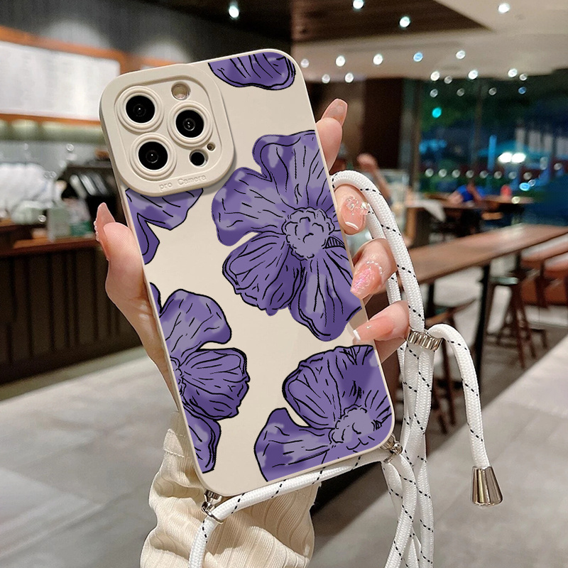 Flower Cute Purple Phone Cases Iphone 11 Purple Flower Case Floral Cute Phone Cases For Iphone 11 Purple  Flower Cute Iphone