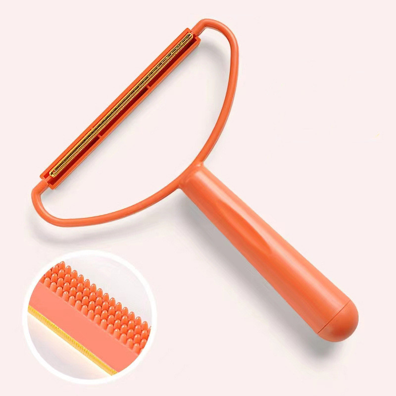 portable double sided copper lint remover reusable manual fabric shaver for nylon fleece ideal for clothes home cleaning details 6