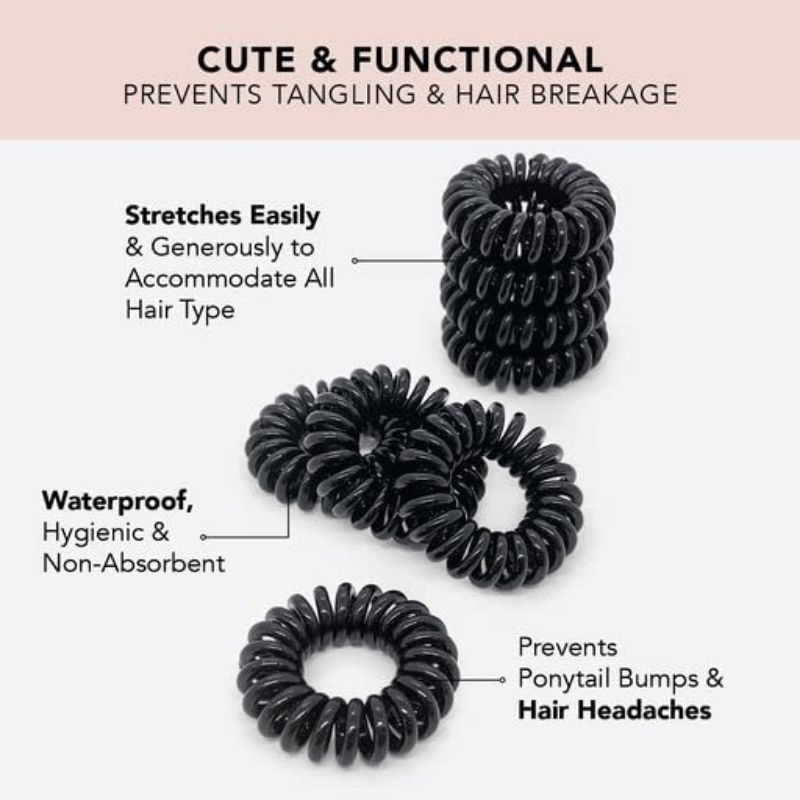 Black styling coiler set Bump it hair accessory Hair bumps for