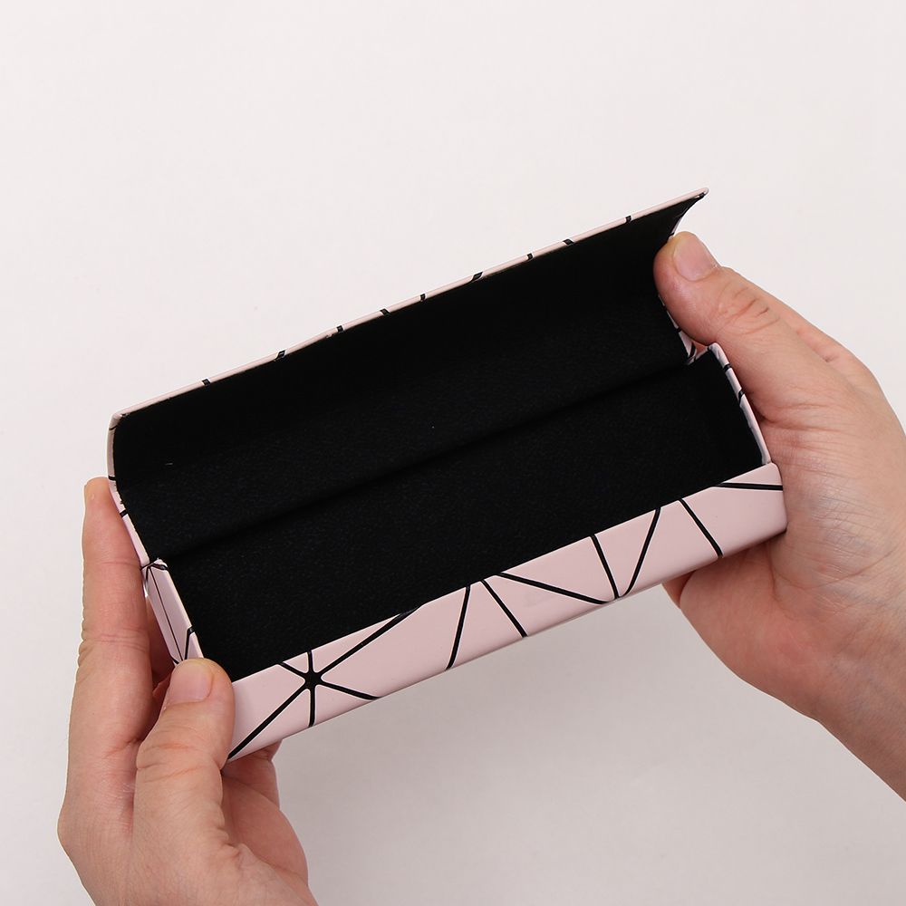 Geometric Glasses Case Sunglasses Reading Glasses Storage Box