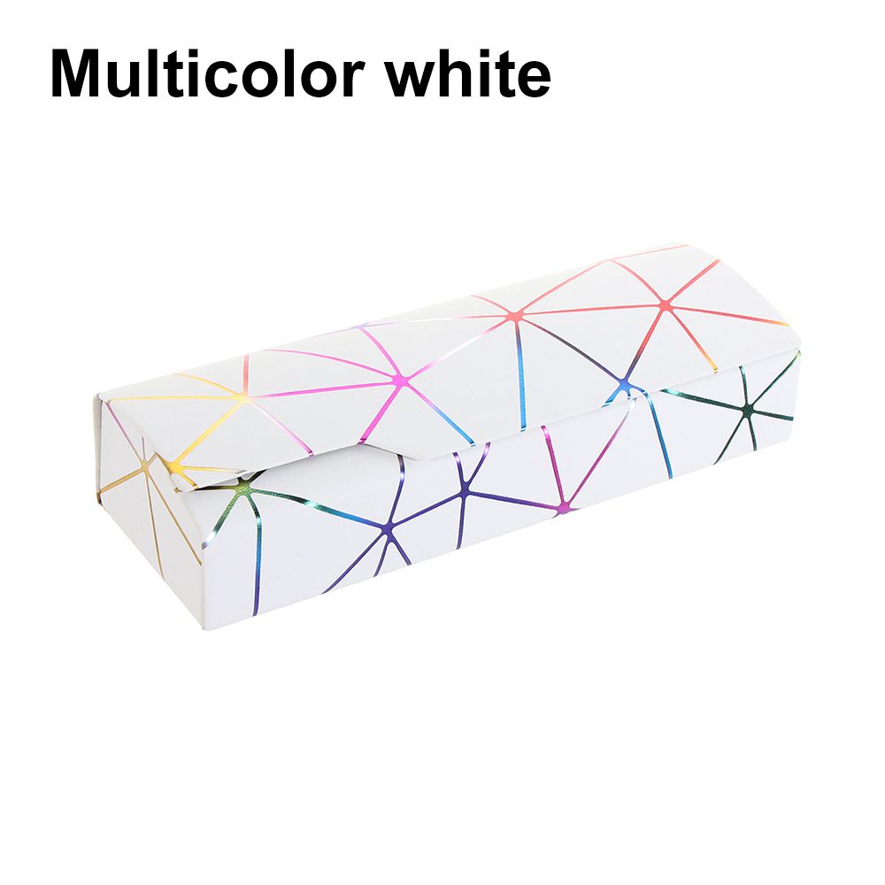 Geometric Glasses Case Sunglasses Reading Glasses Storage Box