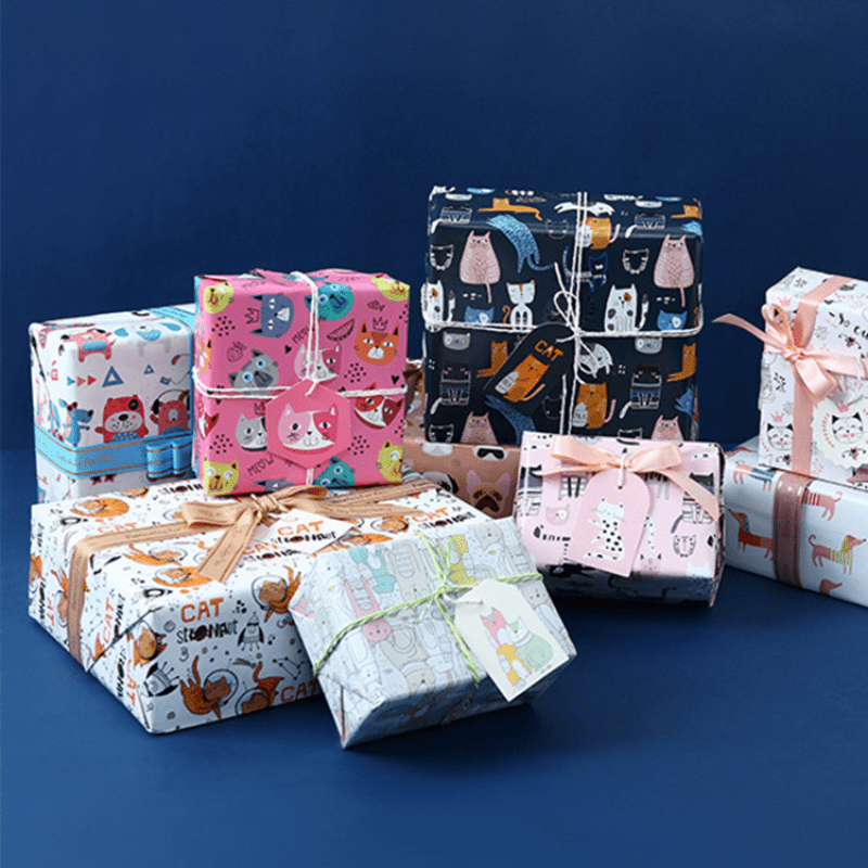 Cute Gift Paper Cartoon Toy Wrapping Paper Birthday Gift - Temu