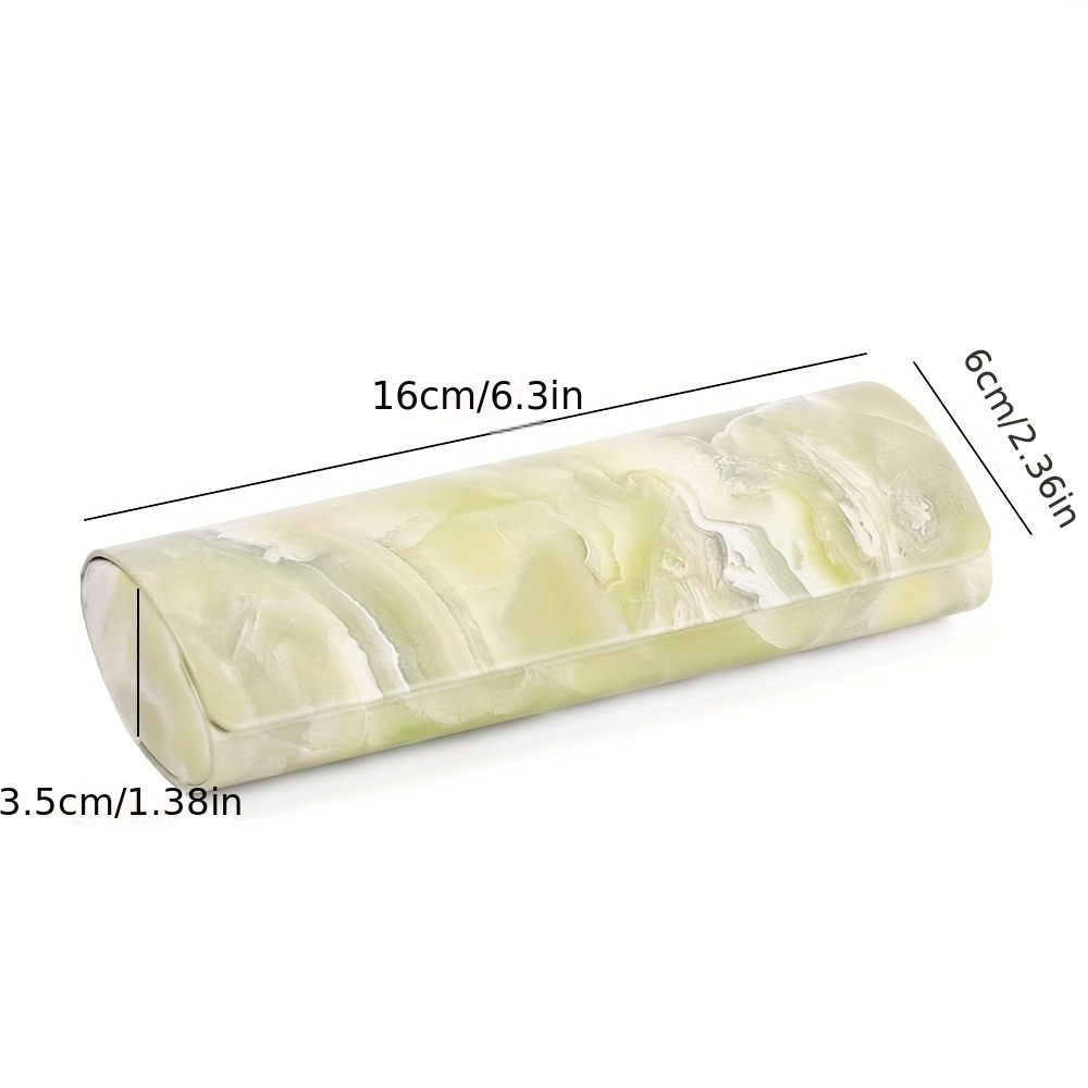 Marble Pattern Magnetic Glasses Case Waterproof PU Portable