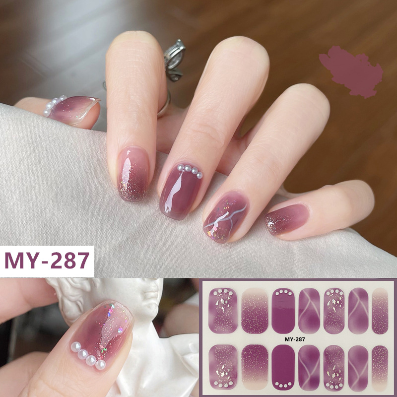 Nail Stickers Nail Art Nail Decals Luxury Brand Logo, Beauty