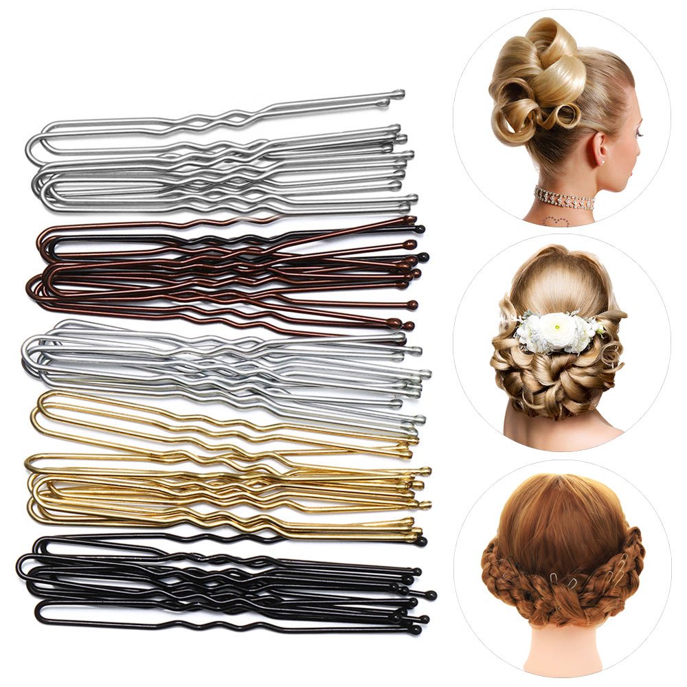 Waved U shaped Hairpins Stylish Hair Clips And Barrettes For - Temu