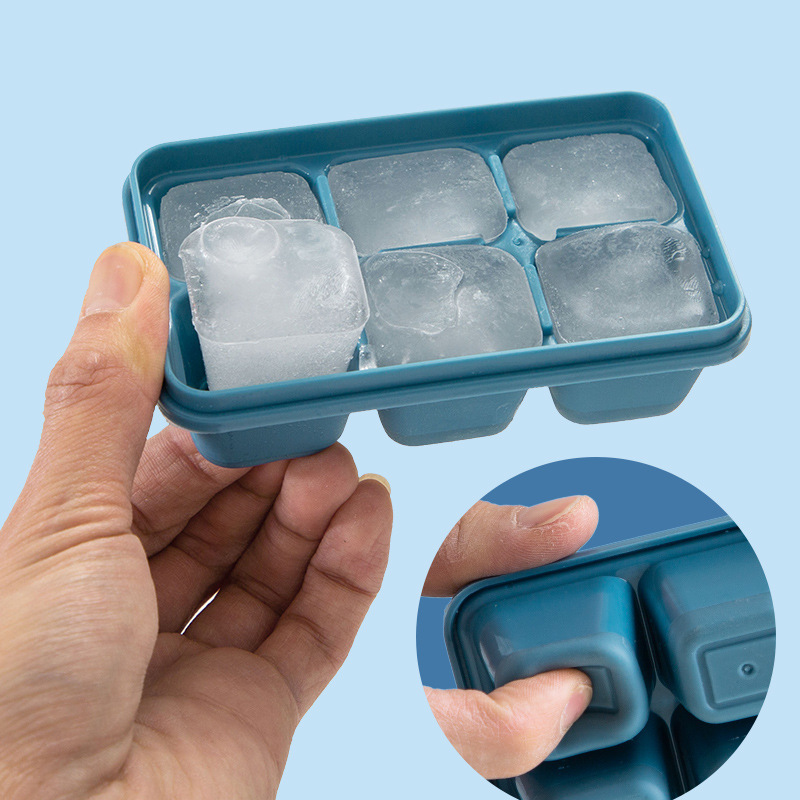 4 5 2 8 1 6in Ice Cube Ice Maker Ice Box Freezer Mold Quick Freezer Home  Refrigerator Homemade Frozen Ice Cubes Ice Cube Mold Box With Lid -  Appliances - Temu