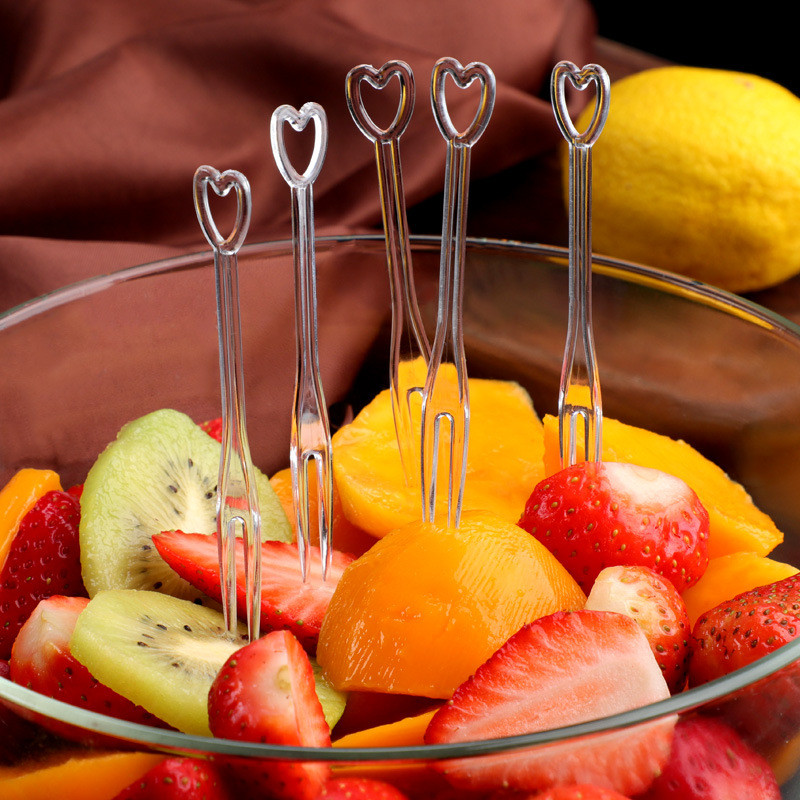 5 Uds Tenedor De Frutas Para Comida Pastel De Graduación - Temu