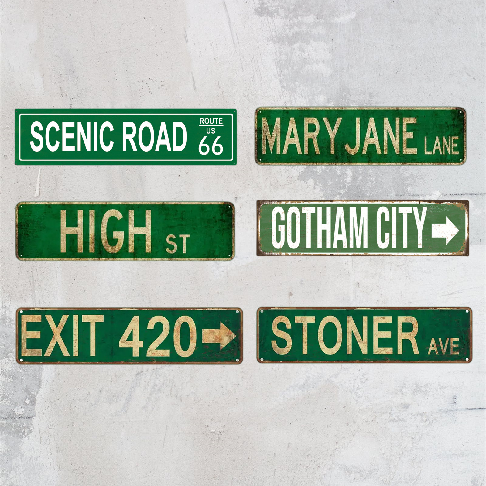 gotham city street signs