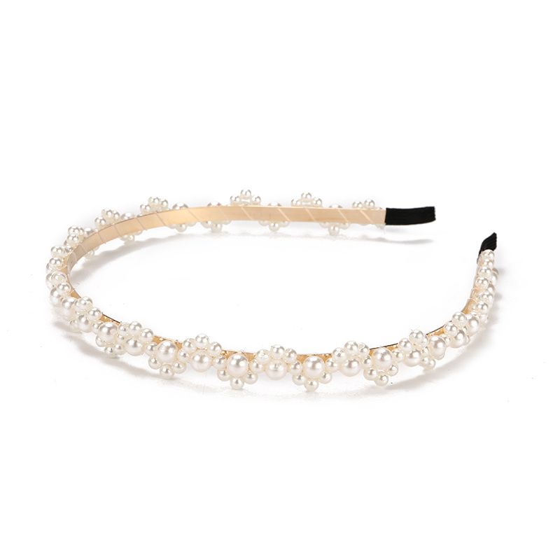 Simple Pearl Hairband Versatile Non slip Head Hoop Elegant - Temu