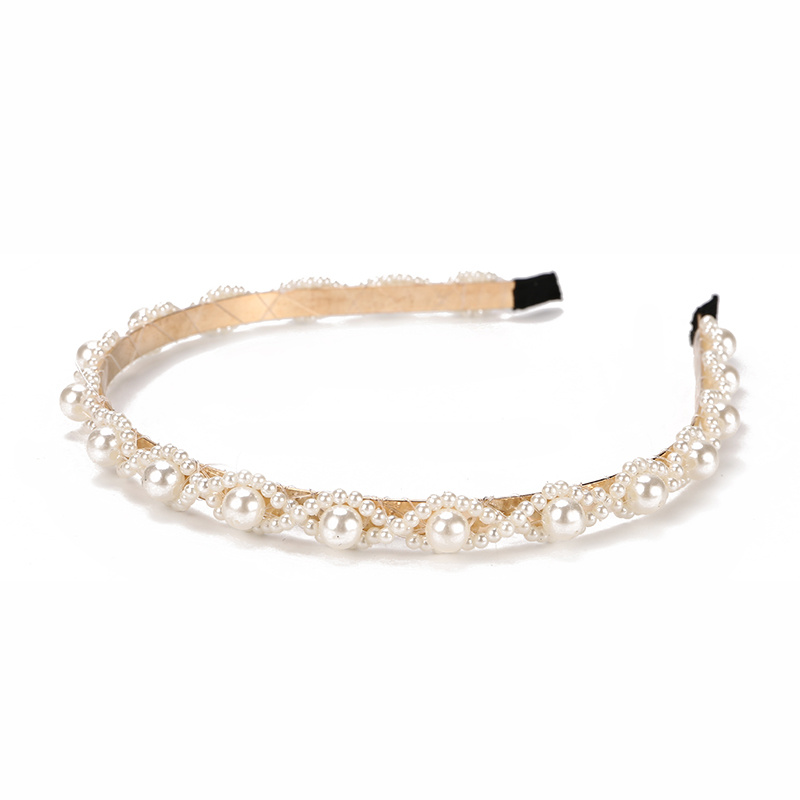 Simple Pearl Hairband Versatile Non slip Head Hoop Elegant - Temu