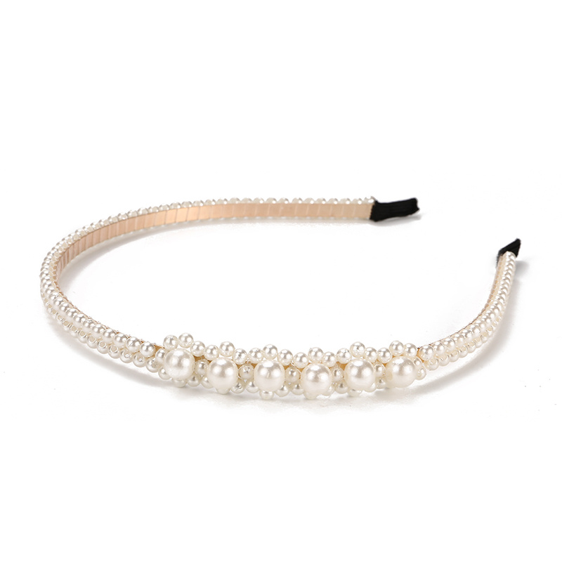 Simple Pearl Hairband Versatile Non slip Head Hoop Elegant - Temu