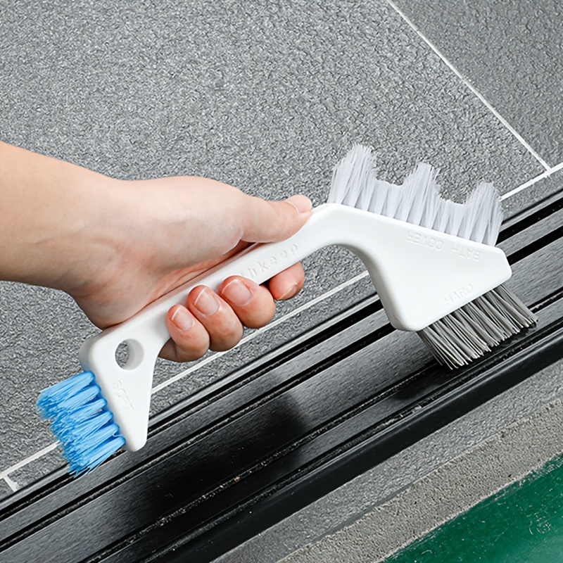 Bathroom Brush, Tile Corner Crevice Brush, Multifunctional Cleaning Brush,  Floor Drain Brush - Temu