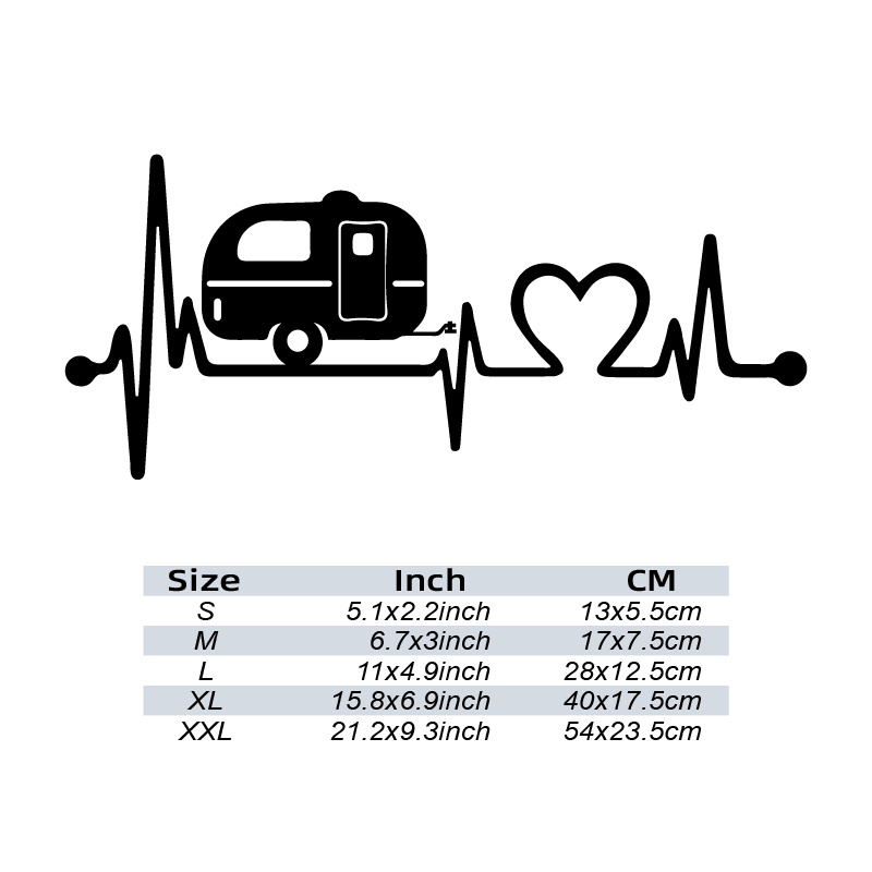 Adesivi Auto Riflettenti Elettrocardiogramma Paraurti - Temu Italy