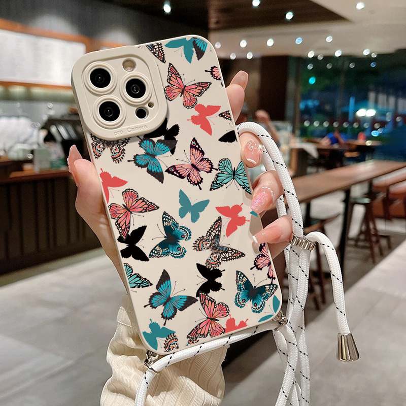 Cover con cordino per iPhone 16 Pro Max