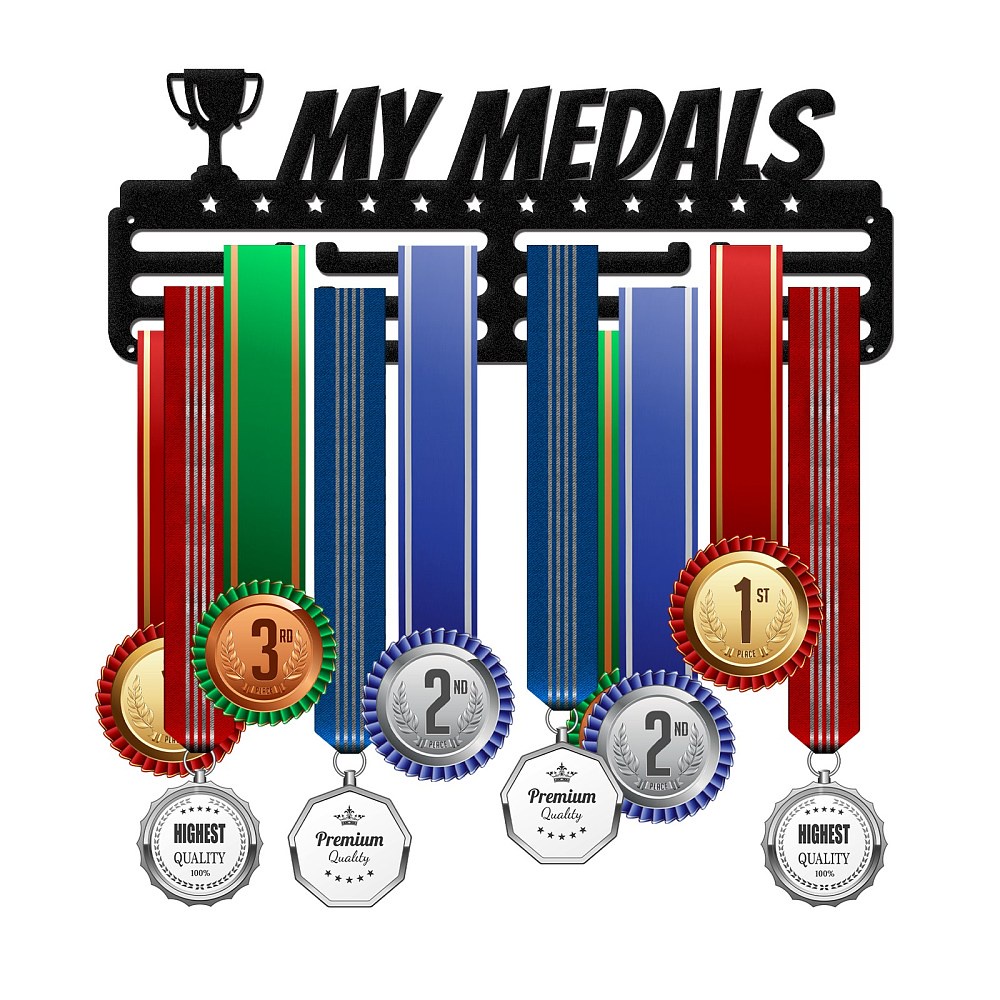 Colgador medallas Soporte medallas Exhibición suspensión Medalla Medal  Hanger Medal Rack para Corredores,medallas,Expositor de medallas,para  Maratón,Correr,Carrera,medallas Deportivas : : Moda