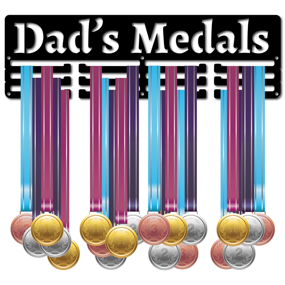 Acheter (Qunide) Cintre d'affichage de médailles multi-supports, porte- médaille, cadre de médaille mural, support d'affichage, facile à installer