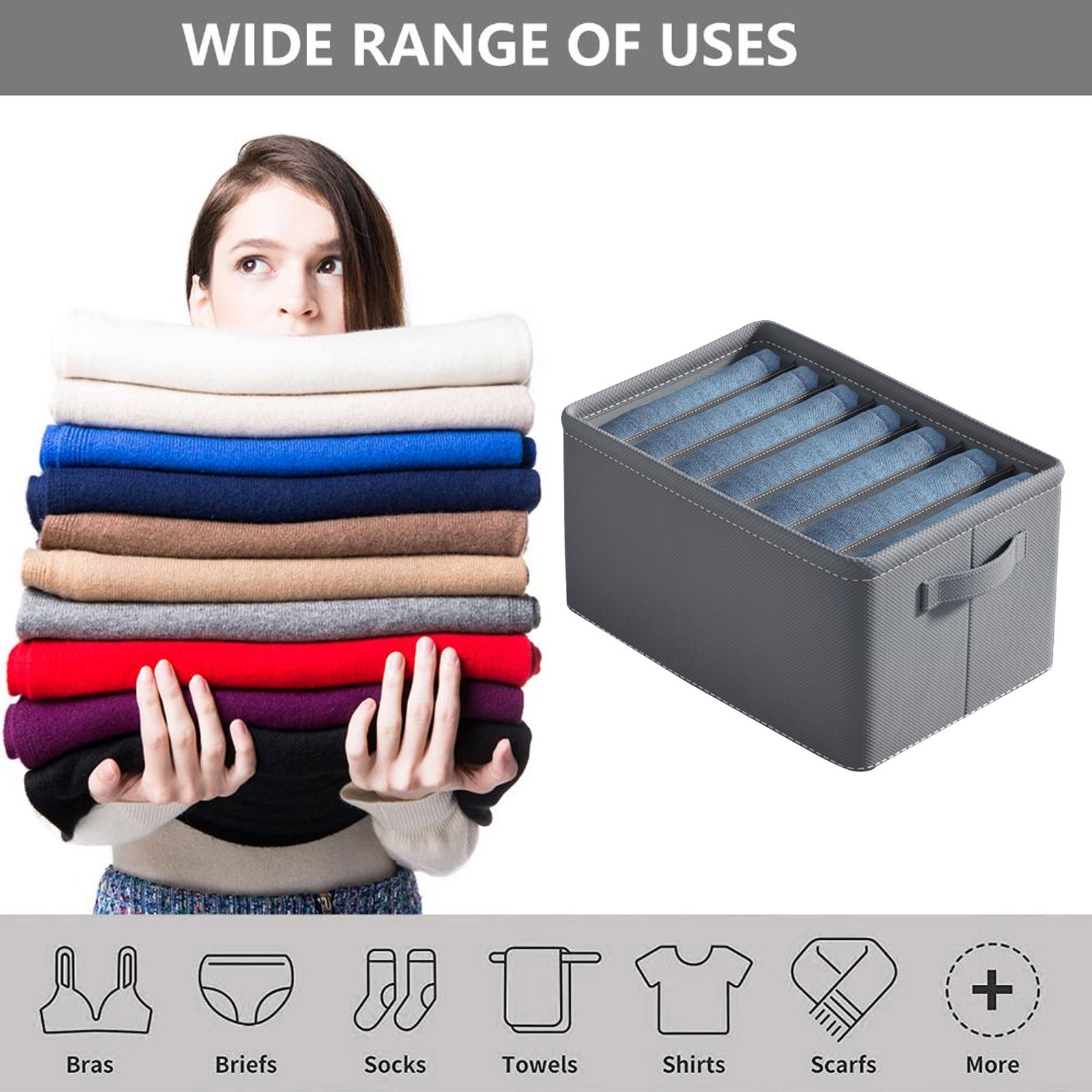 Minimalist Storage Box Lightweight Clothes Container Foldable Organizer