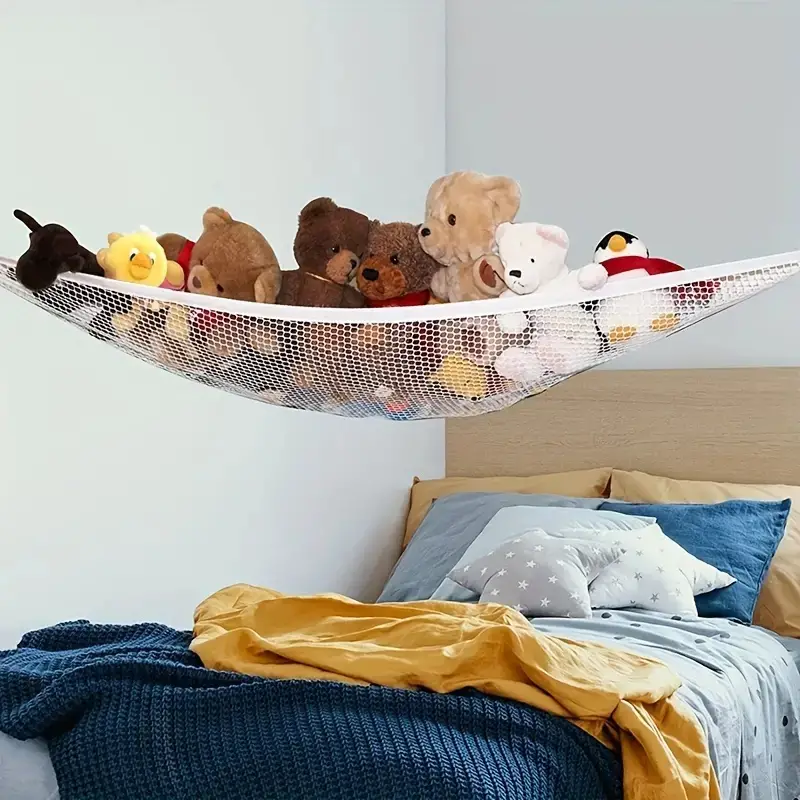 Oversized Stuffed Animal Hammock Plush Toy Storage Net Wall - Temu