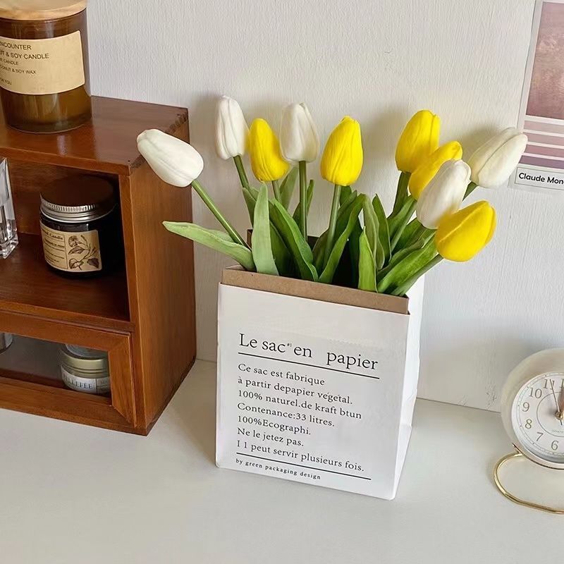 Nordic Simulated Tulips Small And Fresh Fake Flowers For - Temu