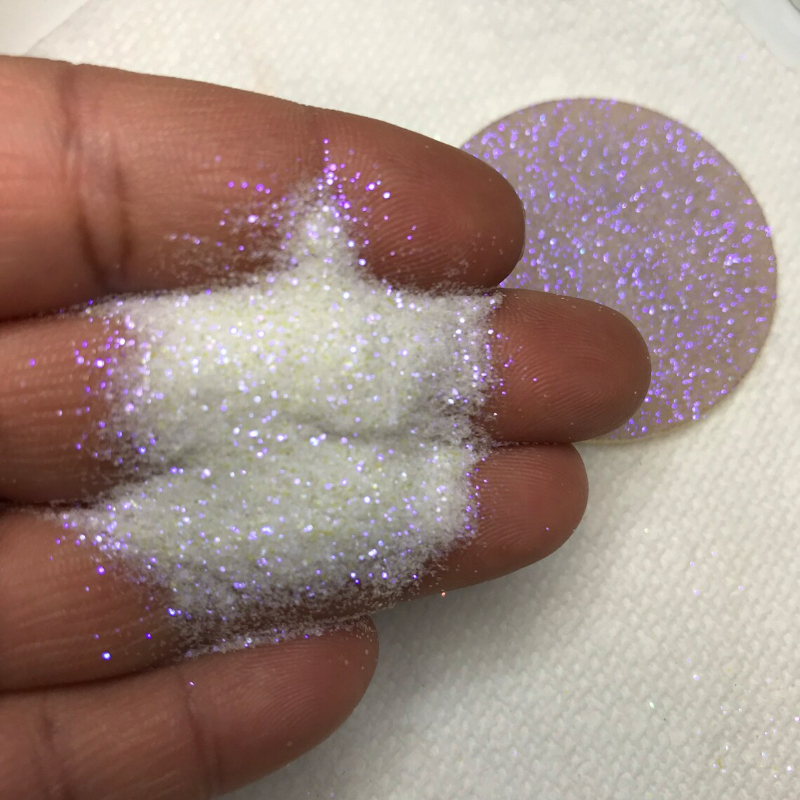 50g Pack/bag of Iridescent White Fine High Quality Glitter 4 Craft Or Nail  Art 