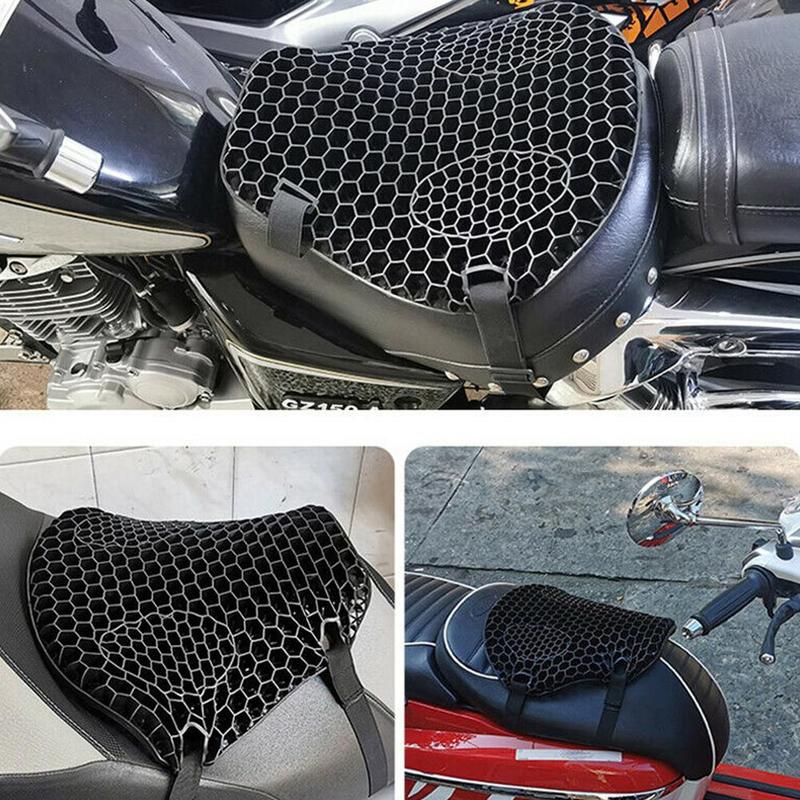Universal Motorcycle Seat Cushion 3d Honeycomb Shock - Temu