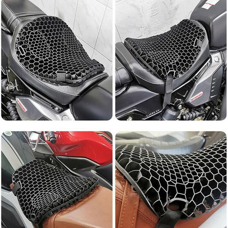 Long 3D Mesh Motorcycle Seat Cushion
