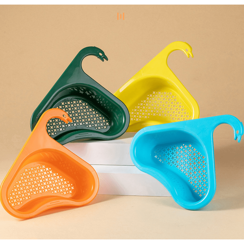 1pc Kitchen Leftover Sink Strainer Sink Swan Drain Basket General