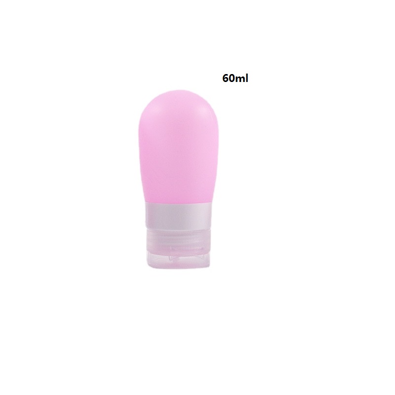 Leak Proof Silicone Lotion Bottle for Travel Squeezable Tube Portable