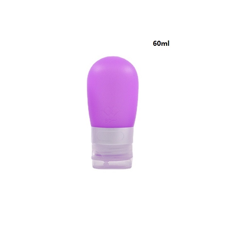 Leak Proof Silicone Lotion Bottle for Travel Squeezable Tube Portable