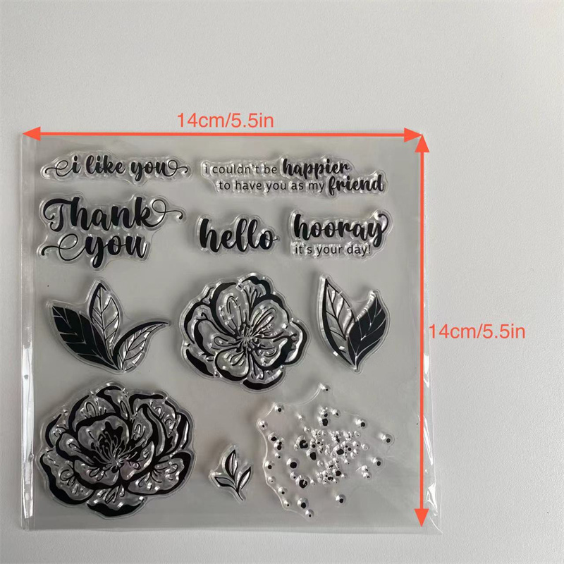 Stamps Dies for Card Making, 2023 Version New Metal Cutting Dies Stamps,  Silicone Clear Flower Stamp and Die Sets for DIY Scrapbooking Embossing  Arts
