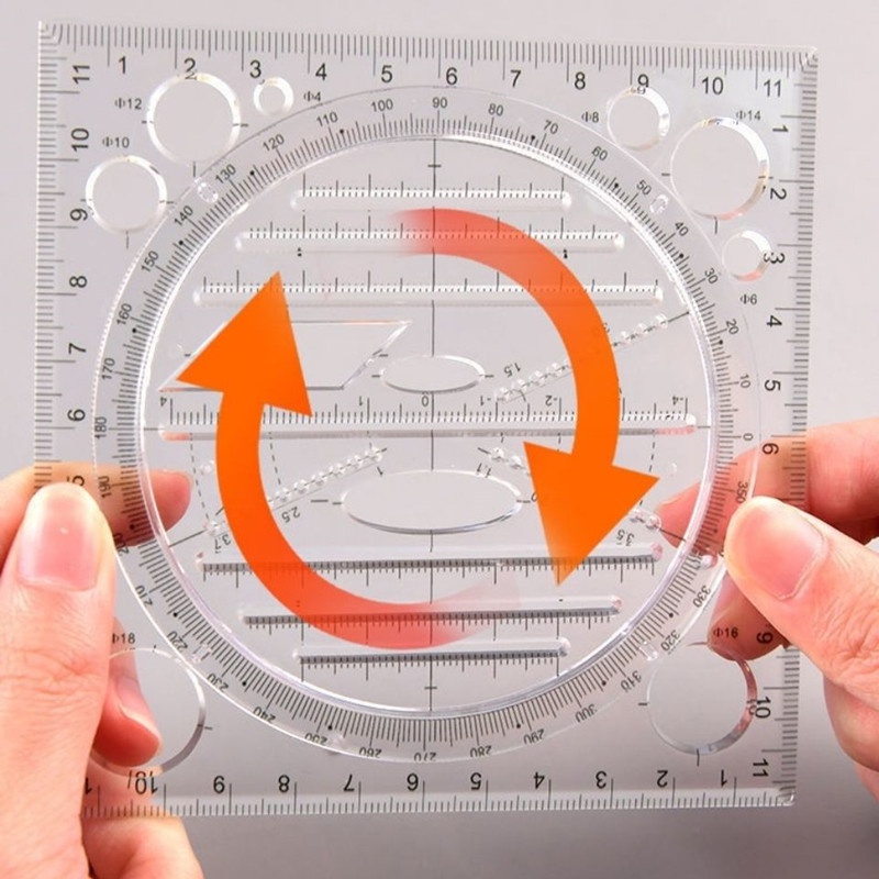 A ruler for drawing the ellipse.