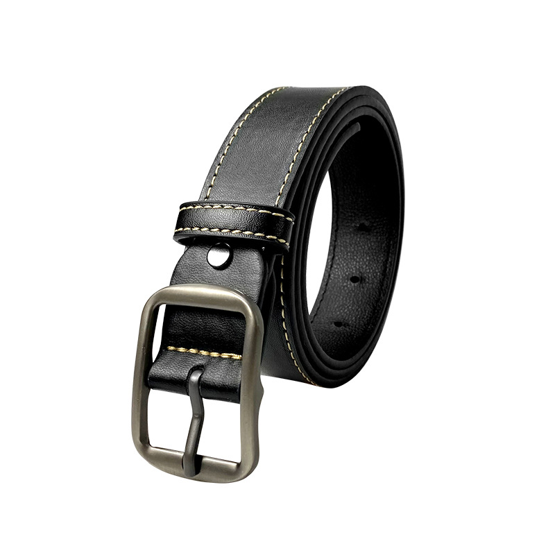 Fashion Simple Needle Buckle Belts for Women Popular Student Jeans