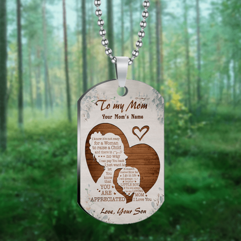 Son Necklace Son Necklace for Mom Mom Necklace Mom Gift 