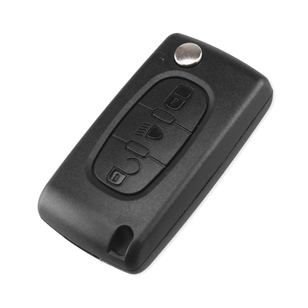 Carcasa de llave remota para Peugeot 207, 307, 308, 407, 607, Citroen C4,  C5, C3, Berlingo, Xsara, HU83, VA2, funda Fob con tapa de 2 botones