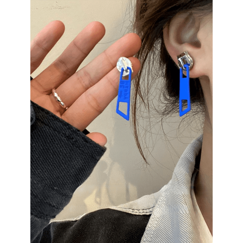 1 3pcs Zipper Dangle Stud Earrings For Women Girls Fashion Cute Zipper  Puller Drop Earrings Colorful Creative Stud Earrings Unique Christmas Party  Bff Jewelry Gifts - Jewelry & Accessories - Temu Austria