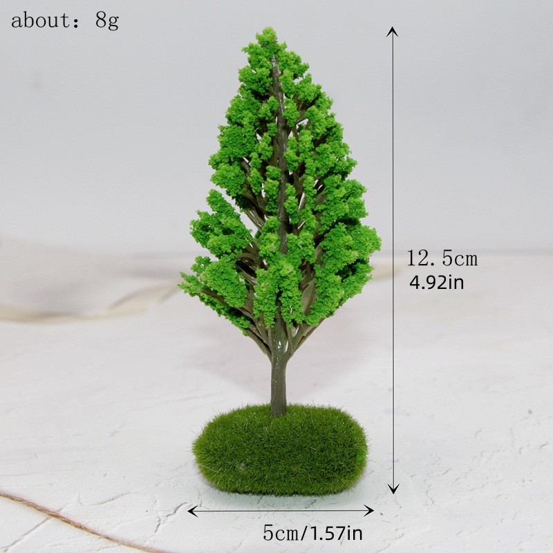 Model Trees And Artificial Moss Rocks/wooden Base, / Mixed Model Tree  Scenery, Fake Trees For Diy Crafts, Building Model, Scenery Landscape  Natural Green - Temu Japan