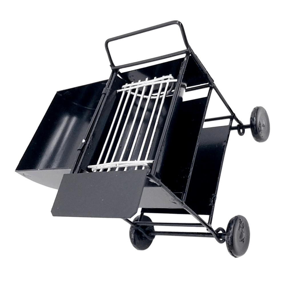 BBQ Grill House Toy Outdoor Cooking Model for Decorations