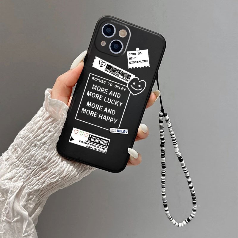 Funda transparente con cordón para iPhone 15 Pro Max - Dealy