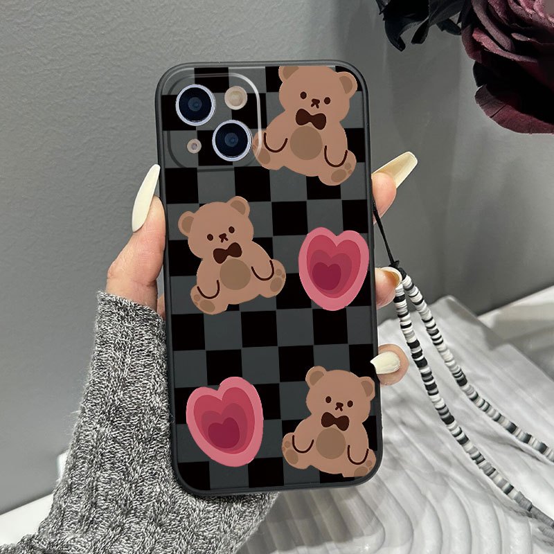 Care Bear Phone Case With Lanyard For Iphone 14, 13, 12, 11 Pro Max, Xs  Max, X, Xr, 8, 7, 6s, Plus, Mini,graphic Pattern Phone Case Sleeve, Gift  For Birthday, Girlfriend, Boyfriend, Or Yourself - Temu Cyprus