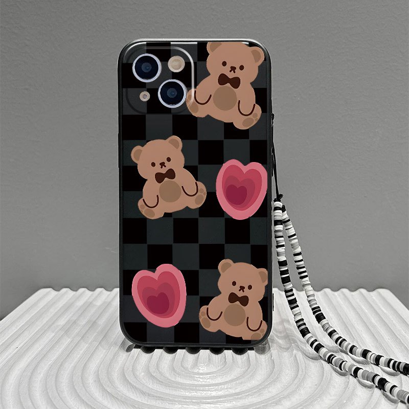 Care Bear Phone Case With Lanyard For Iphone 14, 13, 12, 11 Pro Max, Xs  Max, X, Xr, 8, 7, 6s, Plus, Mini,graphic Pattern Phone Case Sleeve, Gift  For Birthday, Girlfriend, Boyfriend, Or Yourself - Temu Cyprus